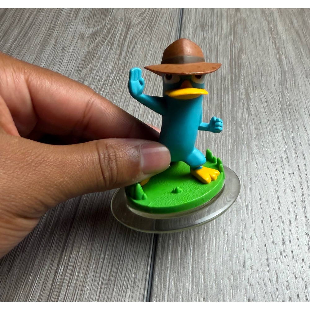 Disney Unisex Infinity Perry the Platypus Figure Phineas and Ferb‎ Blue